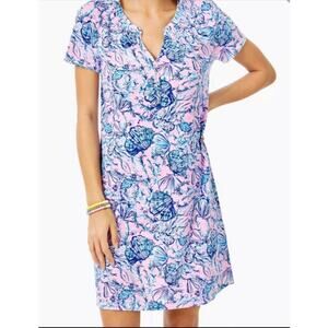 Lilly Pulitzer EUC short sleeved Essie Dress-A Little Jelly Size M